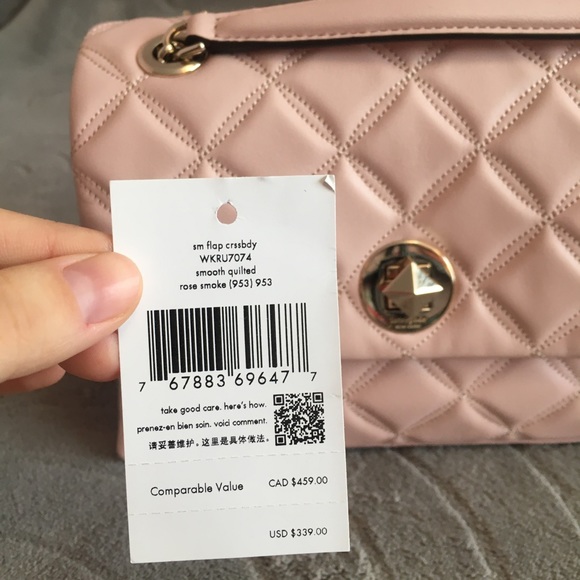 SOLD: Kate Spade Quilted Natalia Flap Shoulder Bag - Picture 9 of 9